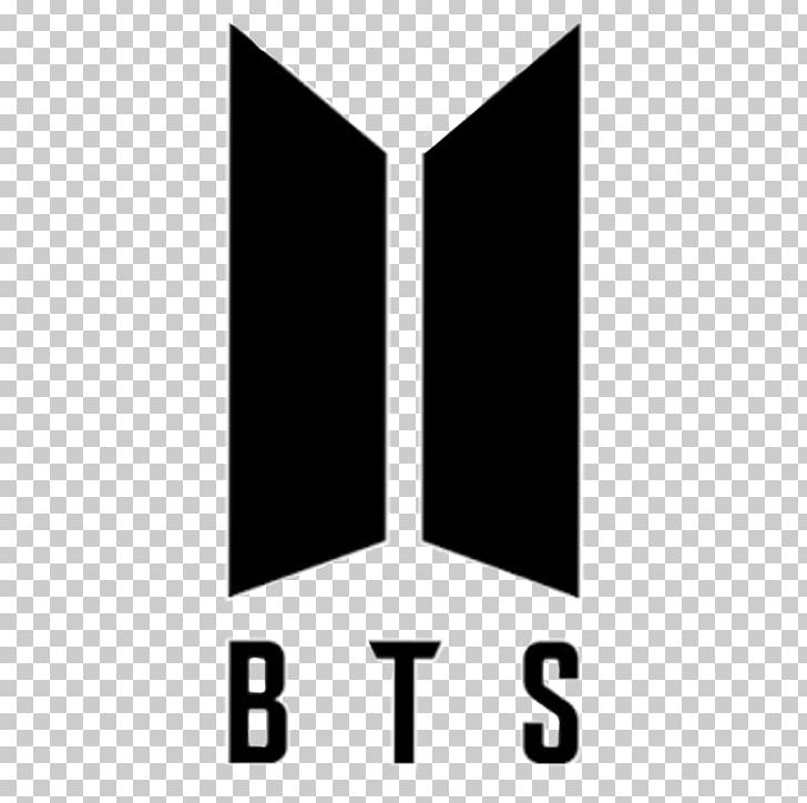 BTS Logo K-pop Design PNG, Clipart, Angle, Area, Black, Black And White, Brand Free PNG Download