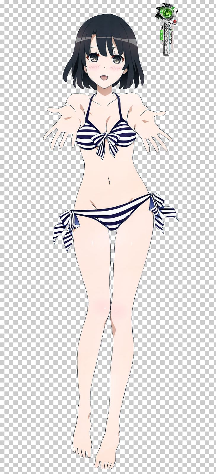 Dakimakura Pillow Saekano: How To Raise A Boring Girlfriend Anime Finger PNG, Clipart, Abdomen, Arm, Black Hair, Cartoon, Costume Design Free PNG Download