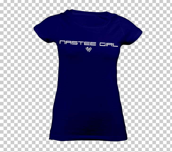 T-shirt Sleeve Shoulder Outerwear PNG, Clipart, Active Shirt, Blue, Clothing, Cobalt Blue, Electric Blue Free PNG Download