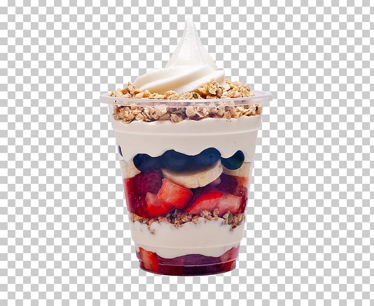 Parfait Frozen Yogurt Breakfast Knickerbocker Glory Sundae PNG, Clipart, Blueberries, Breakfast, Cream, Dairy Product, Dairy Products Free PNG Download