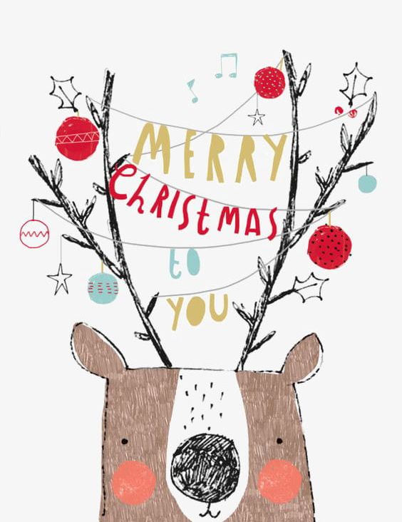 Christmas Elk PNG, Clipart, Antlers, Cartoon, Christmas, Christmas Clipart, Christmas Fonts Free PNG Download