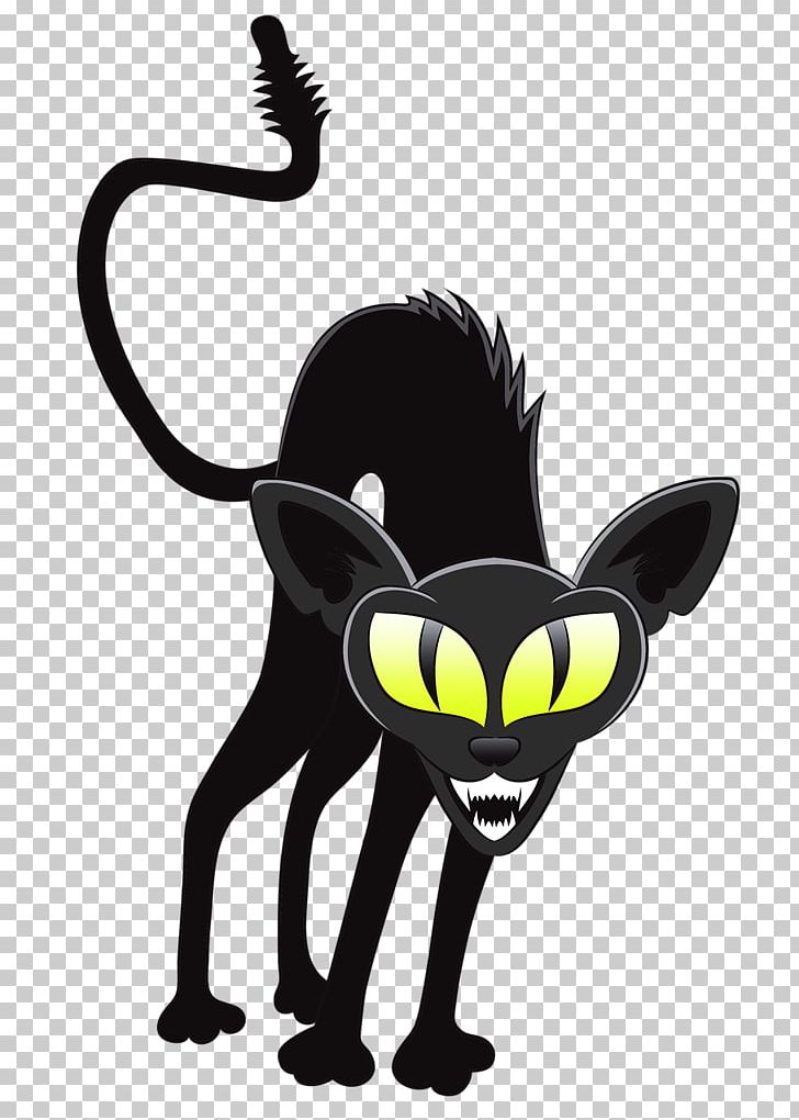 Black Cat Halloween Whiskers Witch PNG, Clipart, Big Cats, Black, Carnivoran, Cartoon, Cat Like Mammal Free PNG Download