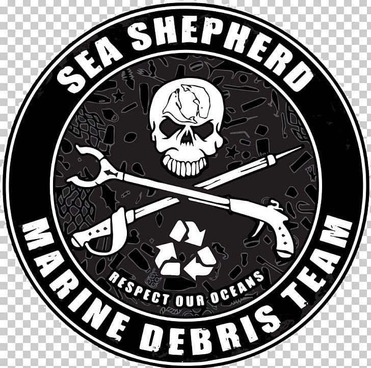 Sea Shepherd Conservation Society Marine Debris Ocean PNG, Clipart, Badge, Black And White, Brand, Coast, Conservation Free PNG Download