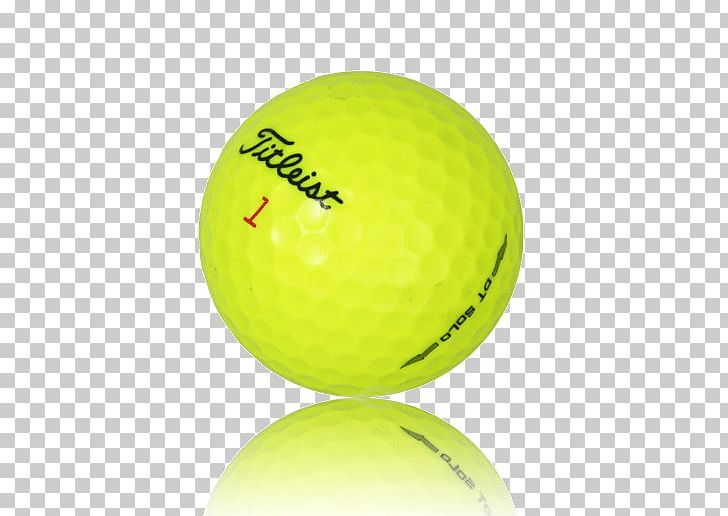 Golf Balls Titleist DT SoLo Yellow PNG, Clipart, Ball, Golf, Golf Ball, Golf Balls, Mixture Model Free PNG Download