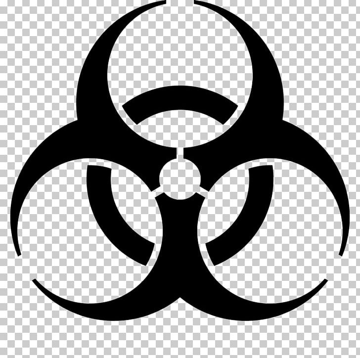 Biological Hazard Hazard Symbol PNG, Clipart, Biological Hazard, Black And White, Brand, Circle, Clip Art Free PNG Download