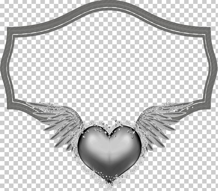 Heart Love No Png Clipart Black And White Body Jewelry Elegant