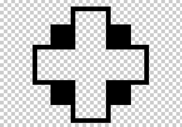Computer Icons Hospital PNG, Clipart, Angle, Black, Black And White, Computer Icons, Cross Free PNG Download
