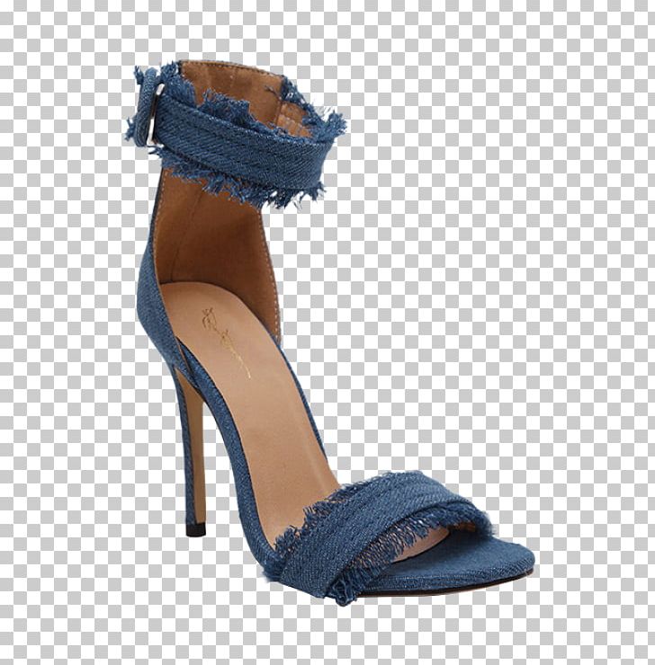 Sandal Denim High-heeled Shoe Pants PNG, Clipart, Basic Pump, Clothing, Denim, Electric Blue, Fashion Free PNG Download