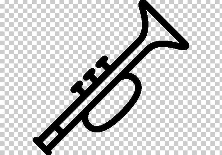 Trumpet Computer Icons Musical Instruments PNG, Clipart, Bass, Black And White, Brass Instrument, Computer Icons, Fanfare Trumpet Free PNG Download