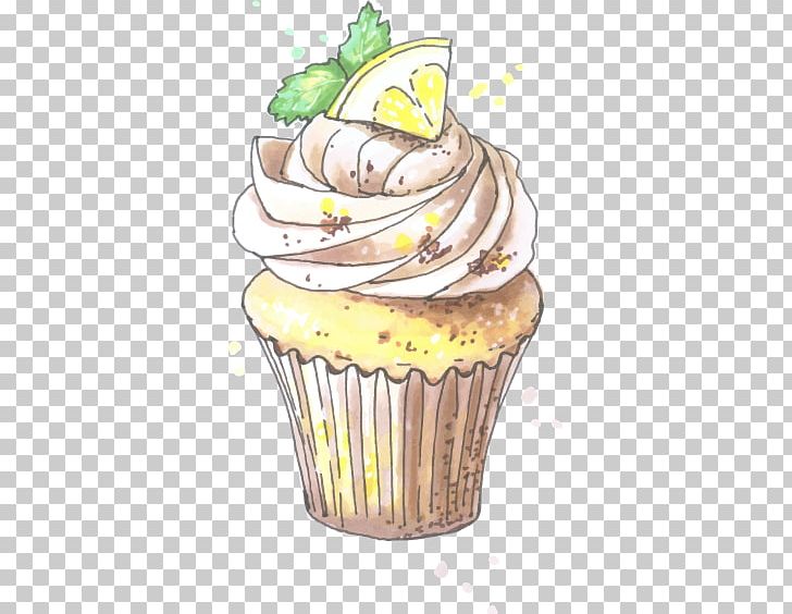 Cupcake Lemon Tart Muffin Sponge Cake PNG, Clipart, Baking Cup, Buttercream, Cake, Cream, Cupcake Free PNG Download