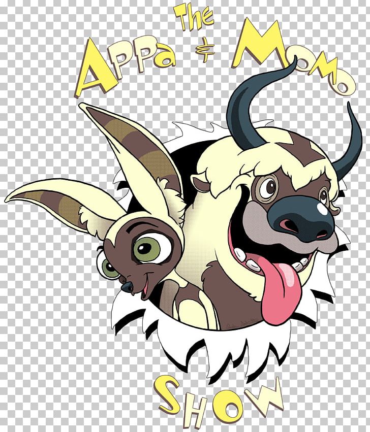 avatar the last airbender appa and momo