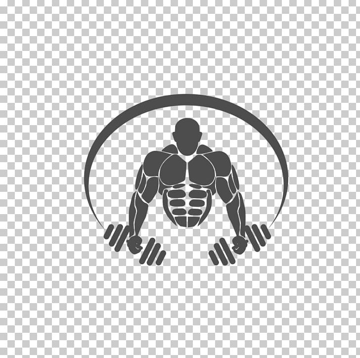 Logo Physical Fitness Fitness Centre PNG, Clipart, Arm, Art, Audio, Black, Black And White Free PNG Download