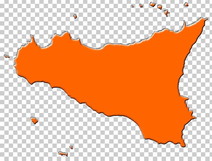 Sicily Map PNG, Clipart, Flag Of Sicily, Map, Orange, Others, Palermo Free PNG Download