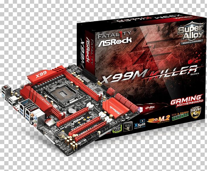 ASRock Fatal1ty X99M Killer MicroATX Motherboard Intel X99 PNG, Clipart, Asrock, Atx, Computer Component, Computer Hardware, Cpu Socket Free PNG Download