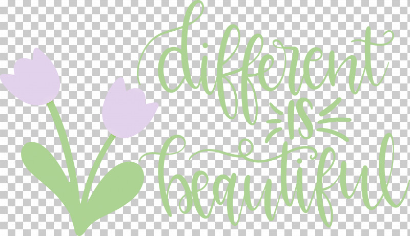 Different Is Beautiful Womens Day PNG, Clipart, Biology, Floral Design, Flower, Green, Lavender Free PNG Download
