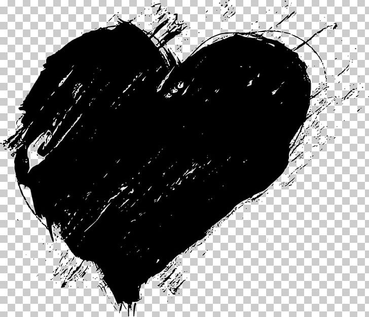 Drawing Heart Black And White Photography PNG, Clipart, Black And White, Drawing, Grunge, Heart, Love Free PNG Download