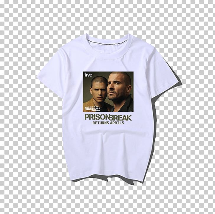 T-shirt Michael Scofield Lincoln Burrows Prison Break Season 5 Sleeve PNG, Clipart, Bluza, Brand, Clothing, Dominic Purcell, Infant Bodysuit Free PNG Download