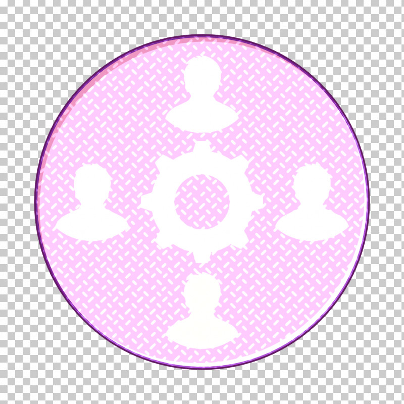 Teamwork Icon Teamwork And Organization Icon PNG, Clipart, Circle, Lavender, Lilac, Magenta, Pink Free PNG Download
