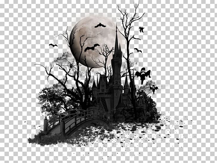 Haunted House Ghost Png Clipart Black And White Branch Casper Clip Art Computer Wallpaper Free Png