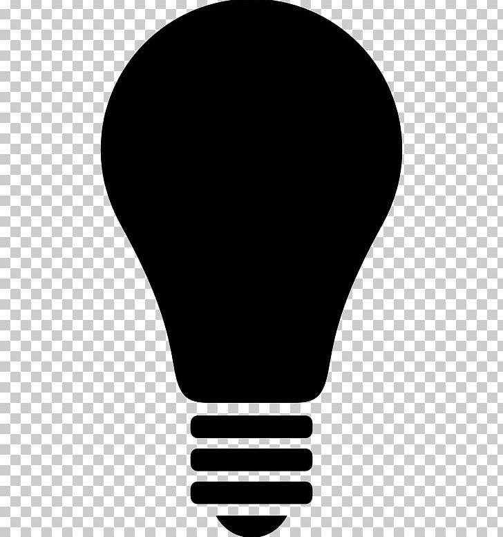 Incandescent Light Bulb Lamp Computer Icons PNG, Clipart, Black, Black And White, Compact Fluorescent Lamp, Computer Icons, Electricity Free PNG Download