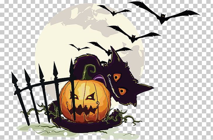 Cat Sticker Wall Decal Halloween PNG, Clipart,  Free PNG Download