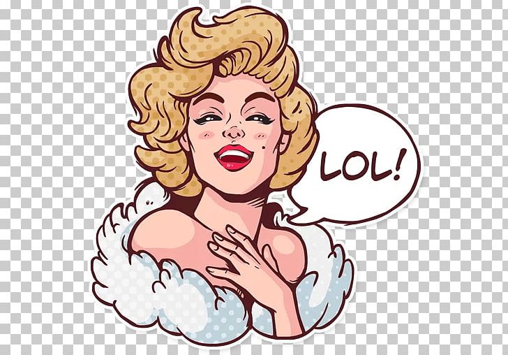 Marilyn Monroe Sticker Wall Decal Telegram PNG, Clipart, Arm, Cartoon, Celebrities, Face, Fictional Character Free PNG Download