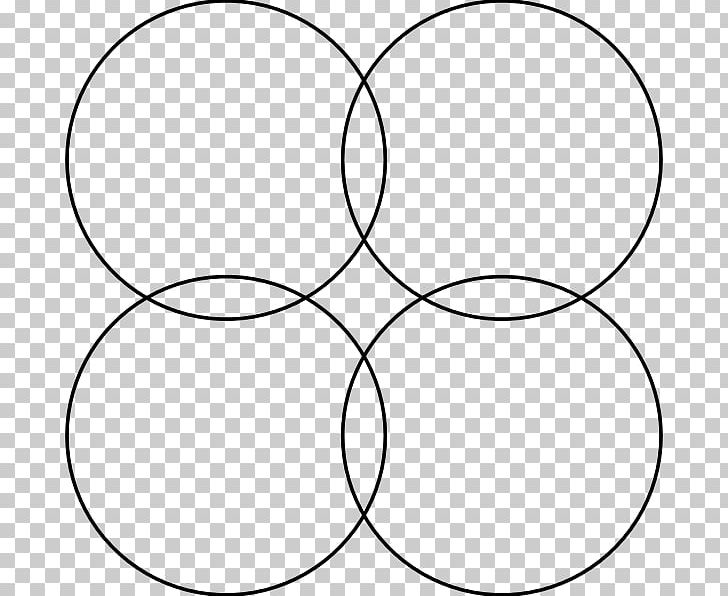 Overlapping Circles Grid Geometry Square Lattice Symmetry PNG, Clipart, Angle, Area, Black, Black And White, Circle Free PNG Download