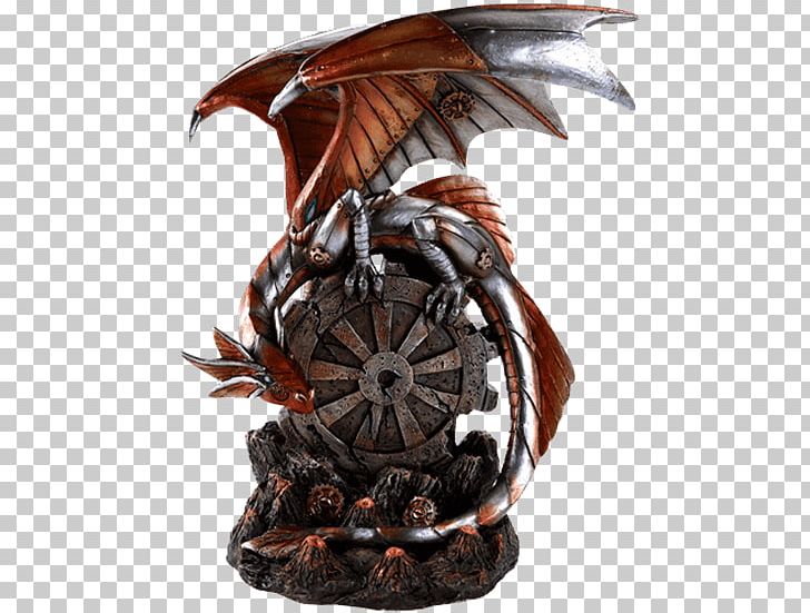 Steampunk Statue Figurine Dragon Fantasy PNG, Clipart, Clock, Demon, Dragon, Dragon Fantasy, Fairy Free PNG Download