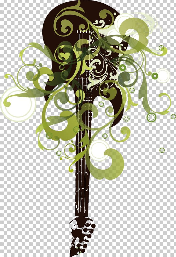 Visual Arts Graphic Design Musical Instrument Guitar PNG, Clipart, Art, Branch, Creative Guitar, Geometric Pattern, Guitar Vector Free PNG Download