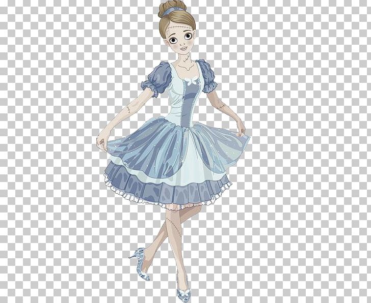 Cinderella Stock Illustration Illustration PNG, Clipart, Beautiful, Blue, Cartoon, Christmas Gifts, Cocktail Dress Free PNG Download
