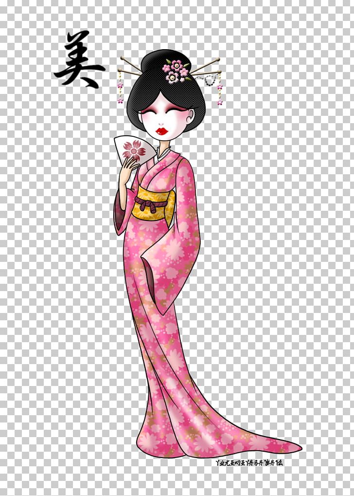japanese woman clipart