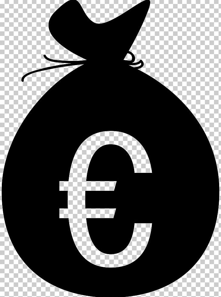 Money Bag Euro Sign Currency PNG, Clipart, Bag, Banknote, Black And White, Brand, Coin Free PNG Download