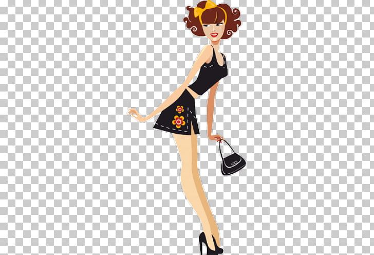 Fashion Illustration Drawing PNG, Clipart, Art, Black Hair, Brown Hair, Cartoon, Cartoon Woman Free PNG Download