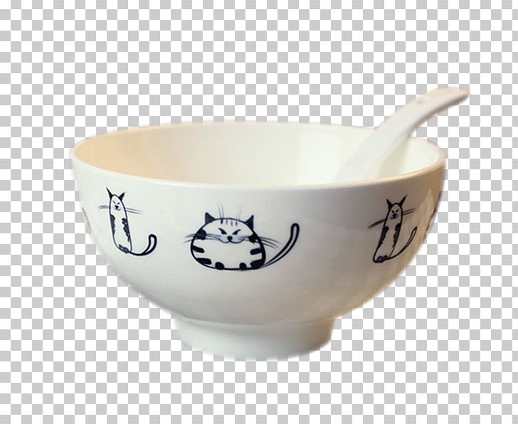 Bowl Cat Spoon Ceramic Saucer PNG, Clipart, Bowl, Cat, Ceramic, Cup, Dinnerware Set Free PNG Download