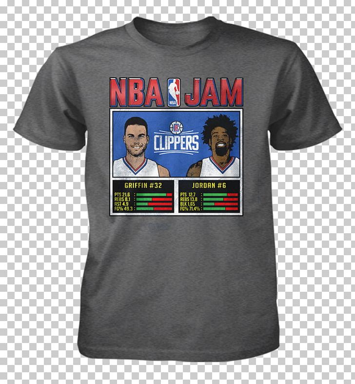 T-shirt Los Angeles Clippers Clothing NBA Jam PNG, Clipart, Active Shirt, Blake Griffin, Brand, Clipper, Clothing Free PNG Download