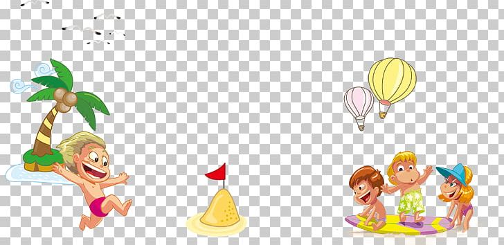Drawing Beach PNG, Clipart, Animation, Art, Balloon, Boy, Cartoon Free PNG Download