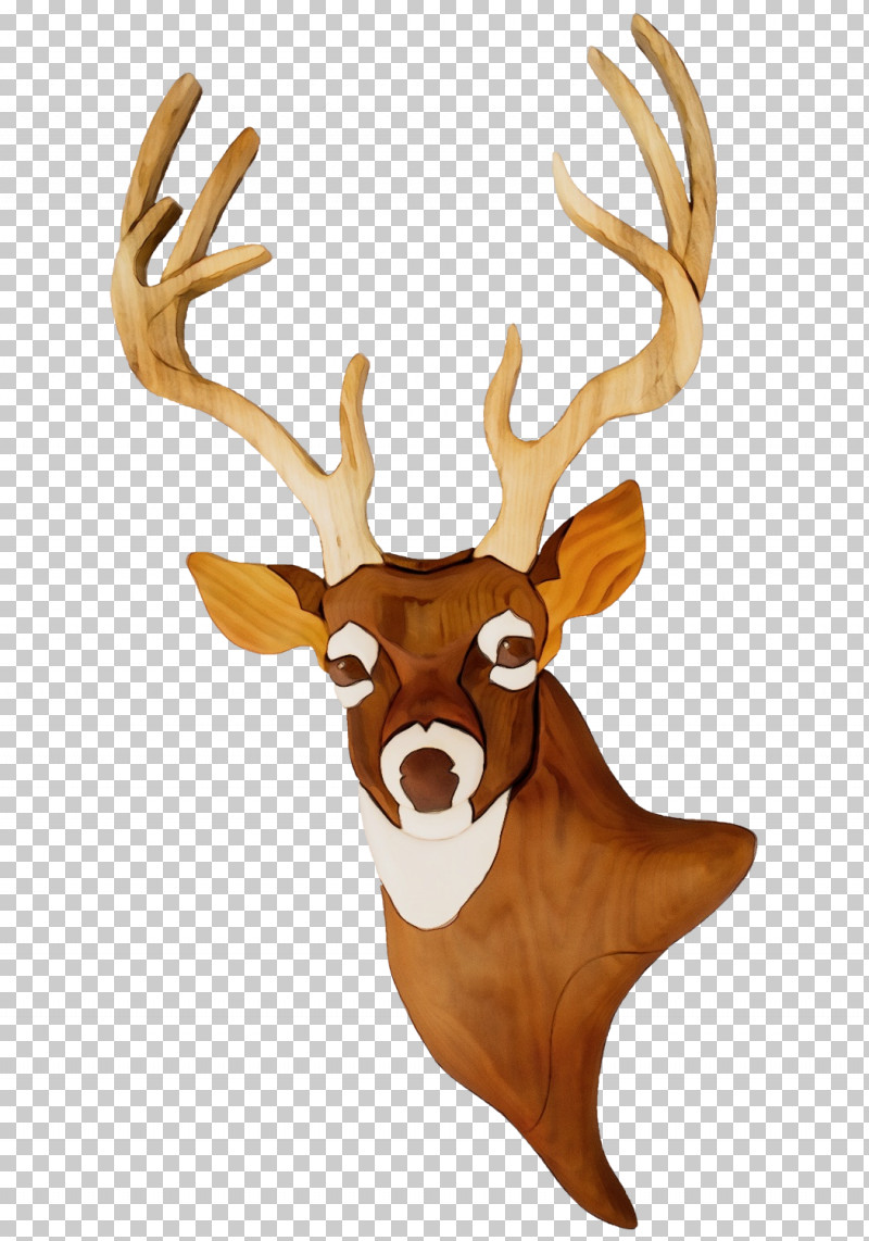 Reindeer PNG, Clipart, Antler, Paint, Reindeer, Watercolor, Wet Ink Free PNG Download