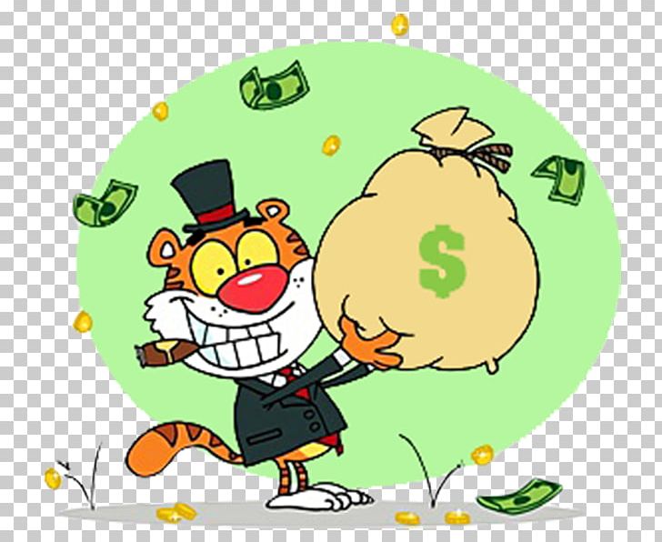 Tiger Money Bag PNG, Clipart, Animal, Art, Bag, Balloon Cartoon, Big Cat Free PNG Download