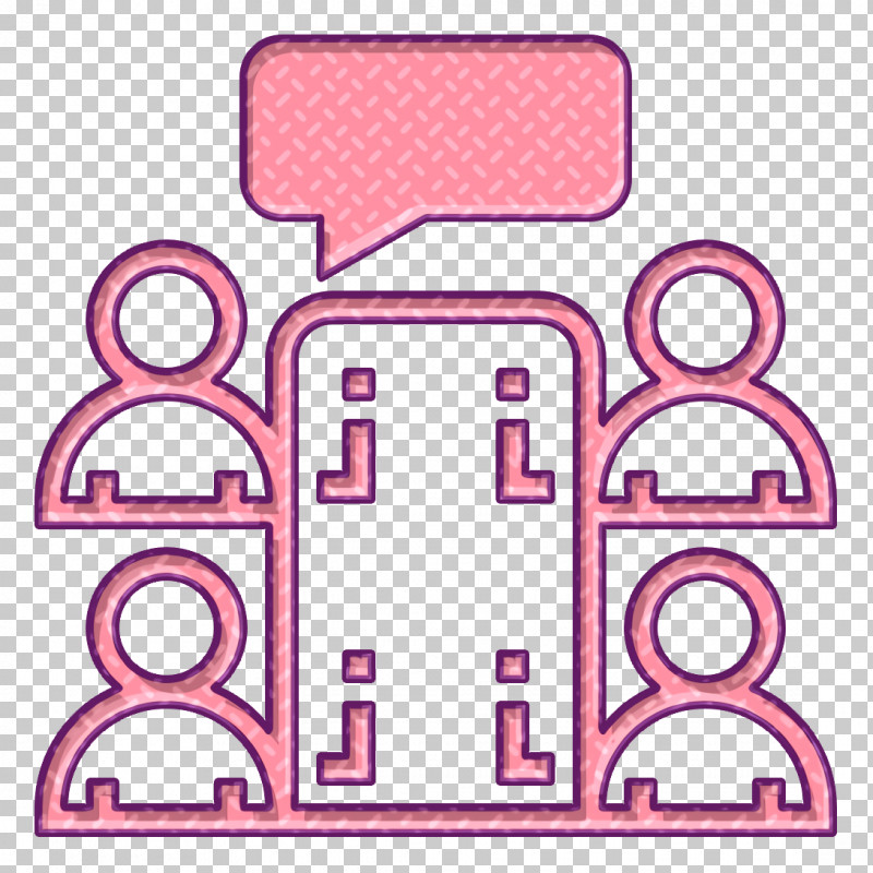 Meeting Icon STEM Icon Brainstorm Icon PNG, Clipart, Brainstorm Icon, Line, Meeting Icon, Pink, Stem Icon Free PNG Download