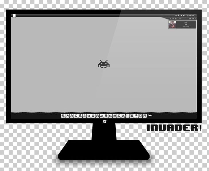 Computer Monitors LED-backlit LCD Theme Multimedia LCD Television PNG, Clipart, Black And White, Brand, Computer Monitor, Computer Monitor Accessory, Desktop Wallpaper Free PNG Download