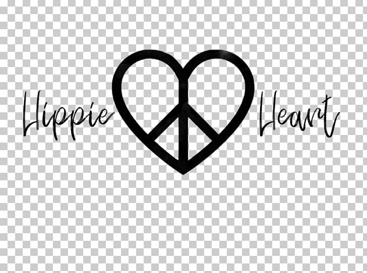 Hippie Peace Symbols Love Logo Decal PNG, Clipart, Area, Black And White, Brand, Business, Circle Free PNG Download