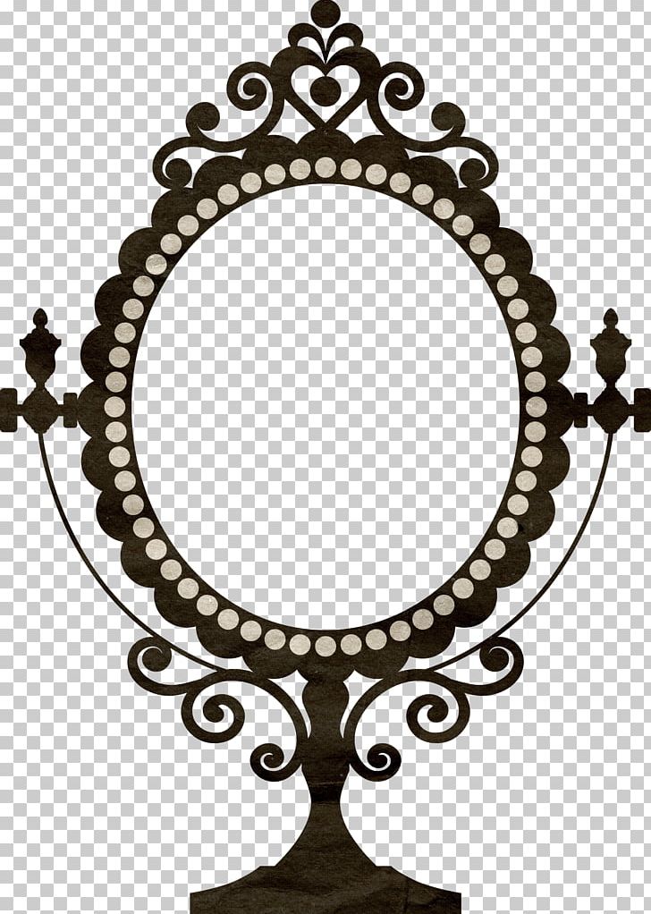 Wall Decal Vintage Clothing Mirror Frame Decorative Arts PNG, Clipart, Beautiful, Black Mirror, Circle, Continental, Decal Free PNG Download