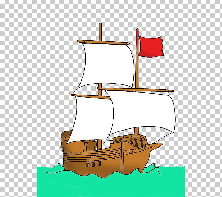 Caravel Red Flag Ship PNG, Clipart, Boat, Caravel, Carrack, Dromon, Flag Free PNG Download