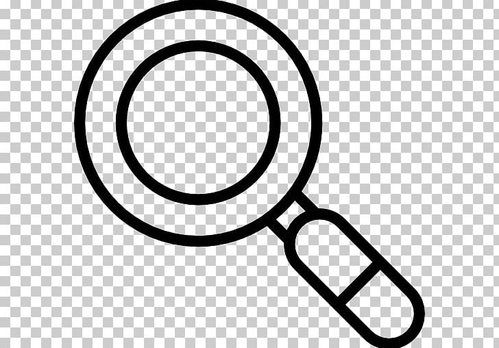 Magnifying Glass Computer Icons PNG, Clipart, Area, Black And White, Circle, Computer Icons, Detective Free PNG Download