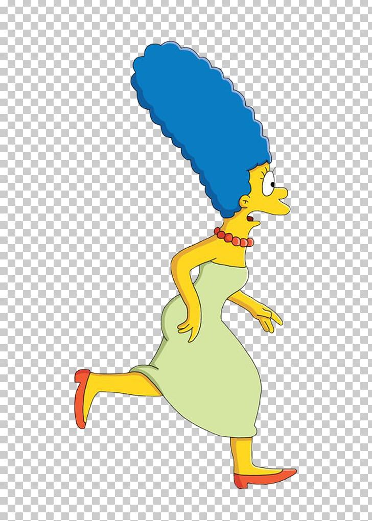 Marge Simpson Homer Simpson Lisa Simpson Maggie Simpson Simpson Family PNG, Clipart, Beak, Bird, Cartoon, Cut Out, Duck Free PNG Download