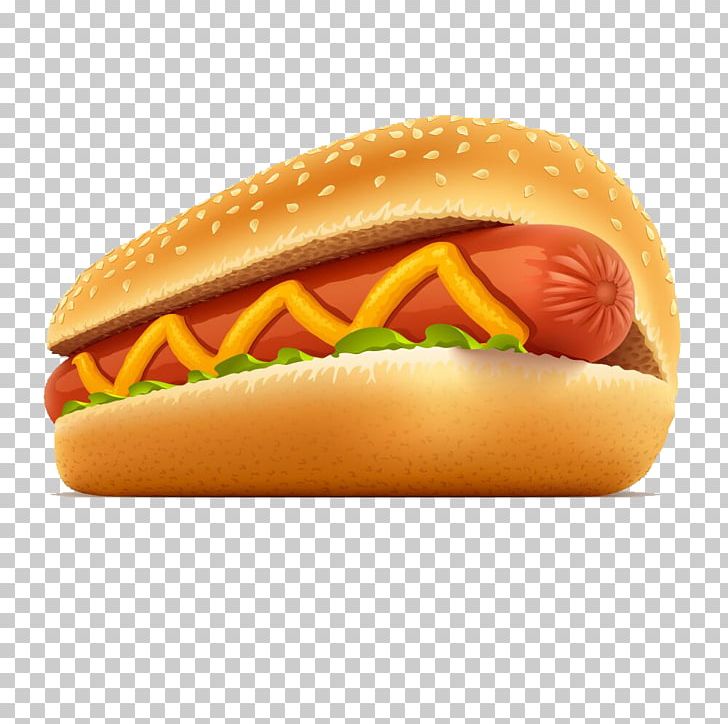 Hot Dog Hamburger Fast Food Sausage Roll PNG, Clipart, American Food, Bread, Bun, Cheeseburger, Dog Free PNG Download