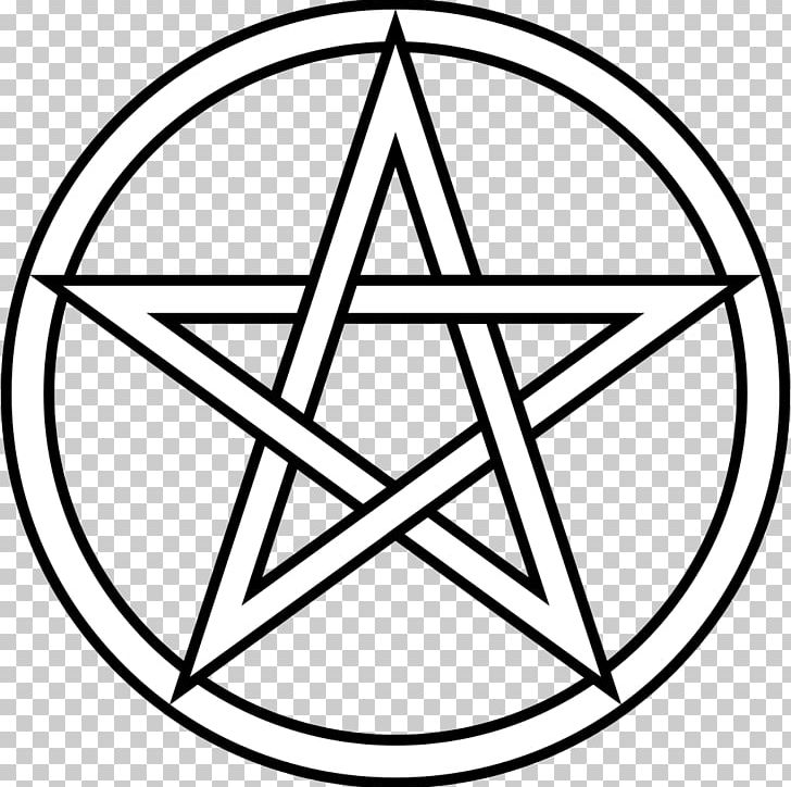 Pentacle Pentagram Church Of Satan Wicca Symbol PNG, Clipart, Angle, Area, Baphomet, Black And White, Circle Free PNG Download