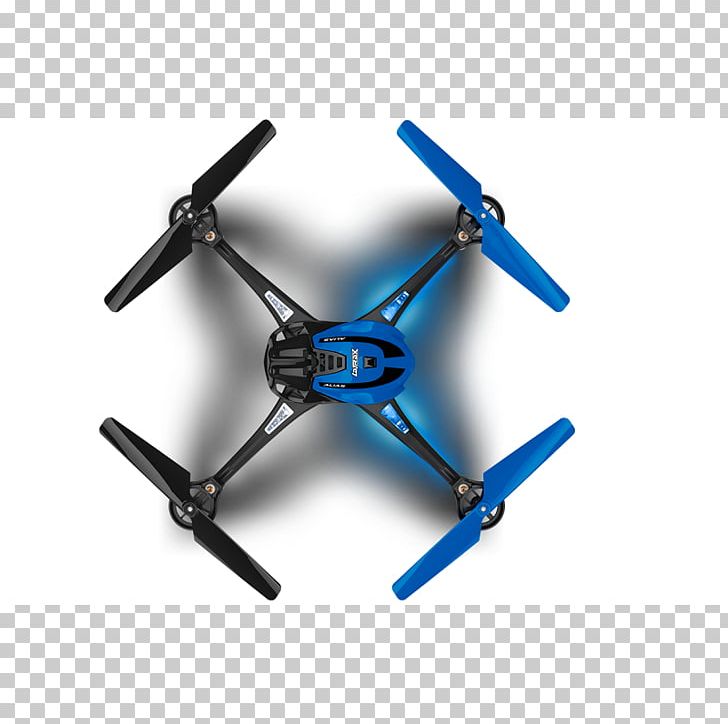 Helicopter Quadcopter La Trax Alias Quad-Rotor Radio-controlled Aircraft Unmanned Aerial Vehicle PNG, Clipart, Aircraft, Airplane, Angle, Blue, Estes Protox Nano Free PNG Download