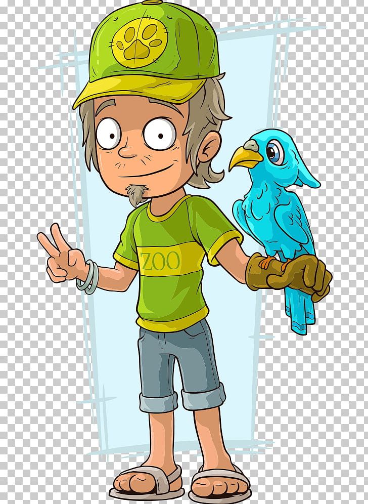 Cartoon Graphic Design Illustration PNG, Clipart, Arm, Blue, Boy, Cartoon, Cartoon Parrot Free PNG Download