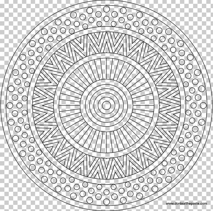 Coloring Book Mandala Child Adult Pattern PNG, Clipart, Adult, Area, Black And White, Book, Child Free PNG Download